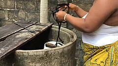 Her big natural tits drive me crazy in outdoor fuck