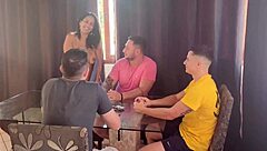My husband invited friends for a card game