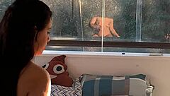 Friends Play Game, I Get To Fuck Hot Brunette In Lingerie And Anal