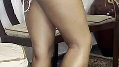 Young Brazilian Vicky Menage Twerks Seductively With Her Big Natural Tits And Sexy Ass