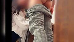 A hot mature teacher and student encounter in classroom