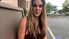 dirty blonde bombshell offers her milf ass