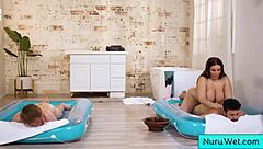 Natasha Nice Enjoys 3some Nuru Massage