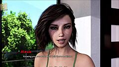 Hey, curious about this curvy cutie in a wild 3D outfit scene?