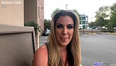 dirty blonde bombshell offers her milf ass