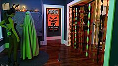 being a dik chick route with big tits and sexy outfits