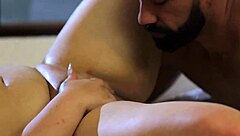 my hot masseur made me sit on his big cock