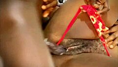 A girl with a big ass is fucked by a huge cock