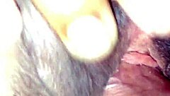 A pretty amateur friend spreads shaved pussy and gets fucked tight until creampie