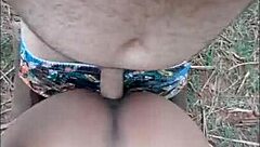 small country girl in old boots dances funk in sugarcane field before getting hardcore interracial assfucking