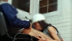 Hidden cam spies on Mexican architect Nataly in public upskirt and outdoor fucking