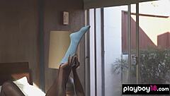 Does passionate ebony beauty victoria antoinette reveal her tight black pussy?