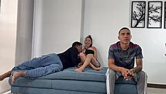 i fucked my friend's horny wife, and he caught us at the end