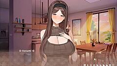 summer clover harem hentai game ep 13 caught with a giant boner in the kitchen
