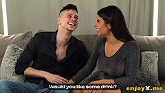 Sheila Ortega Welcomes Tommy Cabrio's Boner With Eager Licks