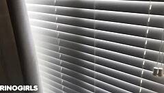 Passionate Brunette Receives Intense Blowjob and Cumshot from Lover