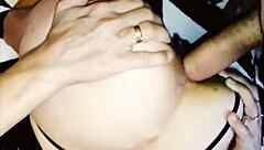 Beautiful amateur takes big cock in anal