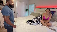 My step sister Danii offered me a tight pussy with creampie