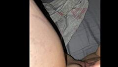 Late night pussy play with teen lesbian orgasm