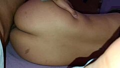 Horny stepsister lies in my bed, begging for uncontrolled sex in POV