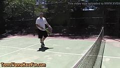 Bendy Real Teen 18+ Spanked Hard in Outdoor Party Scene