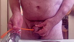 hey, ever tried a catheter to stroke inside while pissing?
