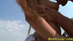 Petite Eurobabe Anally Fucked Outdoors In Glamour Amateur Doggystyle Bent Over Assfucking Scene