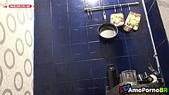 Brazilian wife alone with nephew for forbidden blonde action