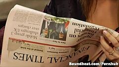 Watch Blonde Maid Spank And Whip While Kissing Mistress's Pussy!