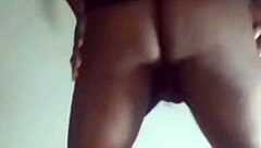 The hottest girl spreads her ass and fingers it in the sheer sex video