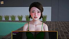 My new family 343: brunette with small tits in amateur game