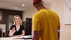 FRENCH GUEST MOANS DURING AMERICAN HOSPITALITY FUCK