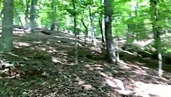 Clitlicker662 Goes Wild in Forest!