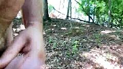 Clitlicker662 Goes Wild in Forest!