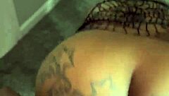 Sexy Stripper In Fishnets Gets Creampied Hard