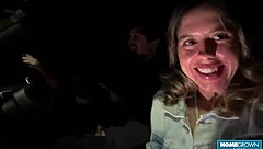 does scarlett taylor give a wild blowjob while driving?