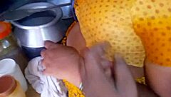 Desi Bhabhi Cooks While Having Sex in Kitchen