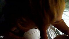 Blonde Amateur Gives Homemade Blowjob With Tits Exposed