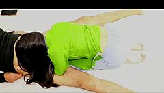 Indian aunty enjoys full sex in gy style