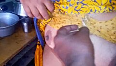 Desi Bhabhi Cooks While Having Sex in Kitchen