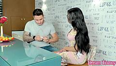 Sexy Shemale Bianca Meirelles Makes Him Cum While Fucking His Ass