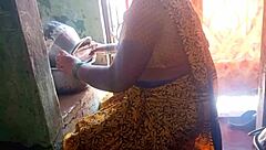 The hot bhabhi is cooking something special for her husband