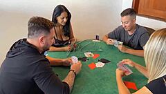 game night with friends turned into cuckold hotwife swing 😏