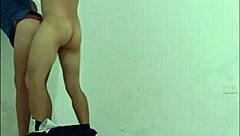 Beautiful Nurse Seduces Cleaner Office Fuck!