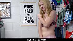 Shoplifting Teen Bends Over for Mall Officer - What Will She Do Next?