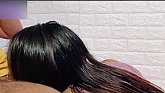 my sister-in-law loves sucking my cock so much!