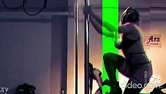 The sexy doctor does a delicious ass in the tube dance