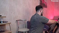 Hardcore Pegging Sex with Foot on His Face!