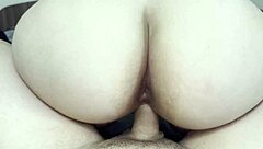 I cum on my neighbor's big ass in POV