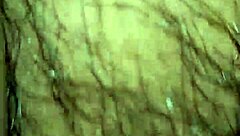 Wife's hairy pussy gets wet from hard cock